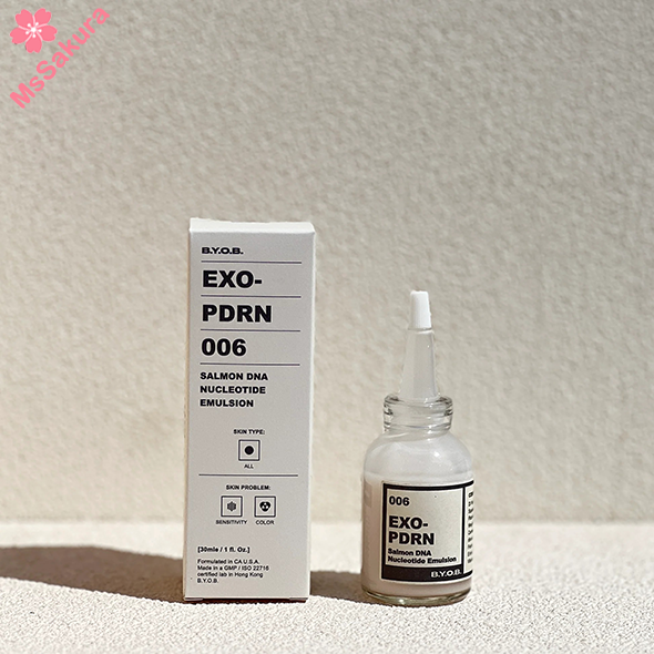 香港BYOB PDRN深層修復舒緩精華乳液30ml/GHK-Cu藍銅鈦抗氧水潤精華乳液30ml