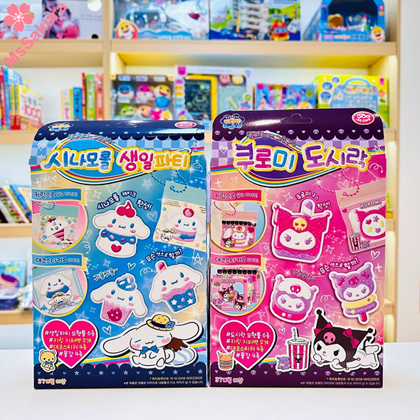 Sanrio Cinnamoroll玉桂狗生日派對模型/Kuromi便當盒套裝