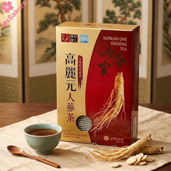 韓國高麗元人蔘茶100包/盒