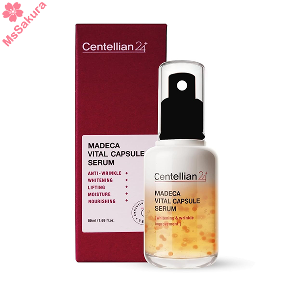 韓國Centellian24+積雪草賦活微囊精華(Madeca Vital Capsule Serum)50ml-5合1美白抗皺緊緻保濕