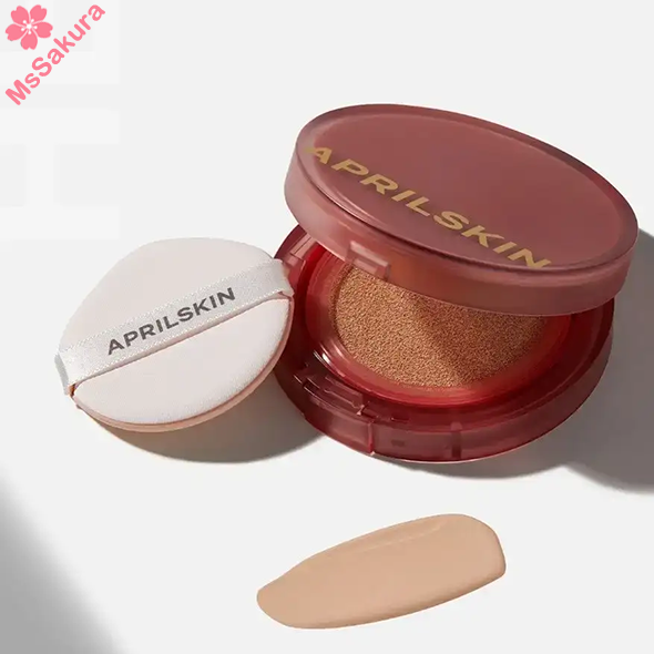 韓國APRIL SKIN柔霧無瑕持妝氣墊SPF50+/PA+++ 23色(附補充裝)