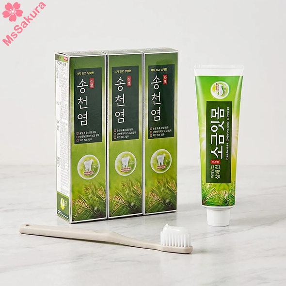 韓國松川鹽牙膏120g 3支超值裝