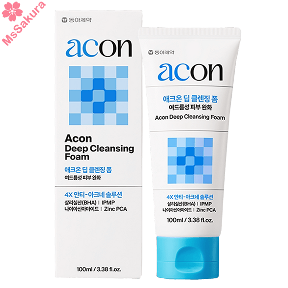 韓國東亞製藥Acon水楊酸深清淨化粉刺抗菌抗痘潔面100ml
