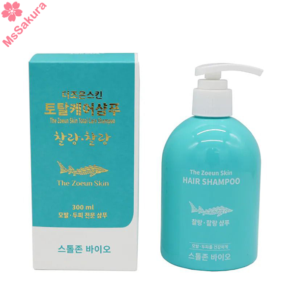 【買1送1】韓國Sturgeon Bio鱘魚全效修護洗髮水300ml(兩枝裝)