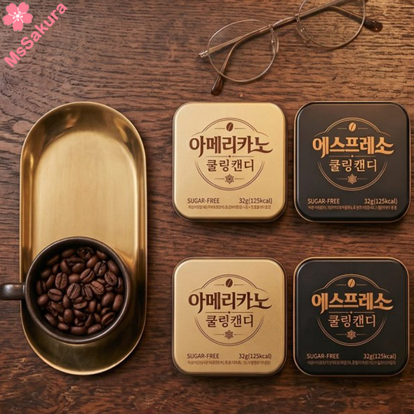 韓國Cooling無糖木糖醇薄荷咖啡糖32g