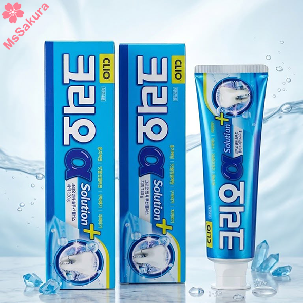 【1套2支】韓國CLIO Alpha Solution Plus全效護理牙膏120g