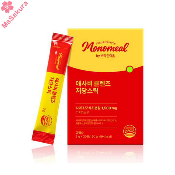 韓國Monomeal蘋果醋低糖輕盈粉5g×30包