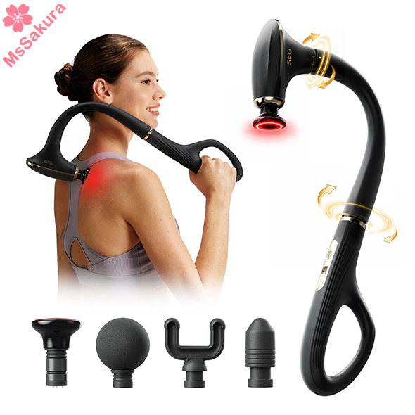 SKG DS300 5合1熱療按摩槍Thermal Massage Gun 香港行貨1年保養