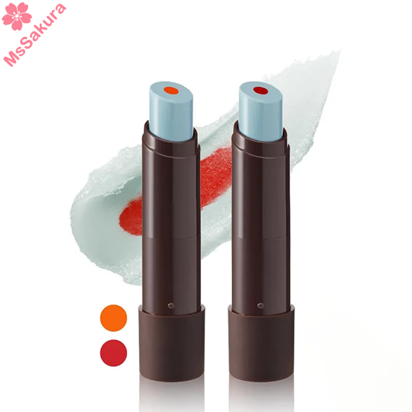 韓國OBgE幻彩雙重保濕潤唇膏3g(自然紅潤Natural Red/活力暖橙Warm Orange)提氣色男士女士潤唇膏 香港行貨