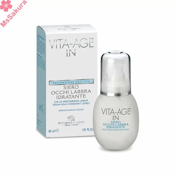 意大利Bottega di Lungavita Vita-Age眼唇保濕精華30ml/注水填充眼唇霜15ml