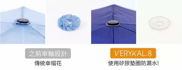防反彈設計羽量級8骨自動傘日本Amvel VERYKAL 8