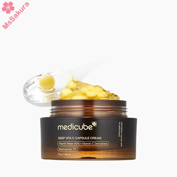 韓國MEDICUBE Deep維C美白膠囊面霜55g