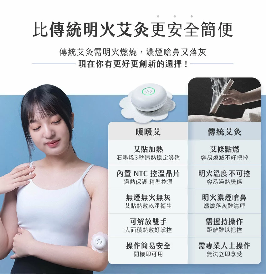 迷你艾灸儀 台灣 3zebra暖暖艾