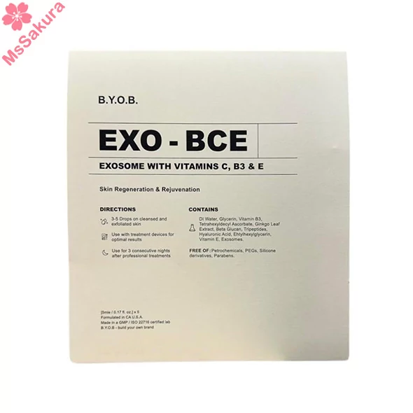 香港BYOB EXO-BCE 外泌體奇蹟再生精華5mlx5枝