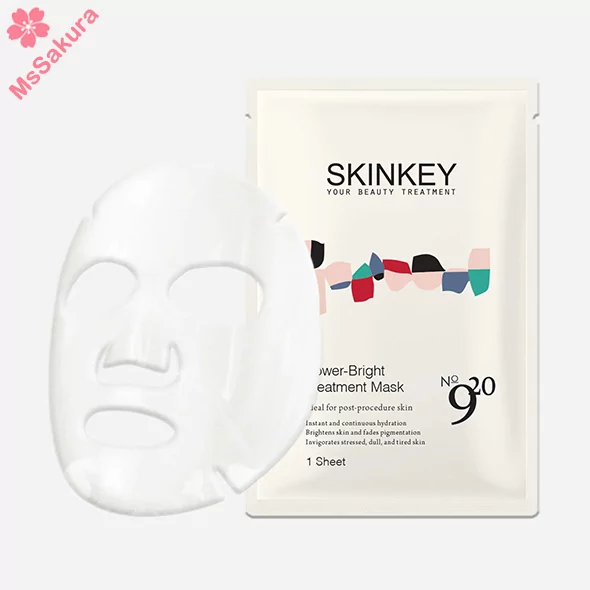 美國Skinkey醫學級亮白鎖水面膜5片/盒 Skinkey920 Power-Bright Treatment Mask